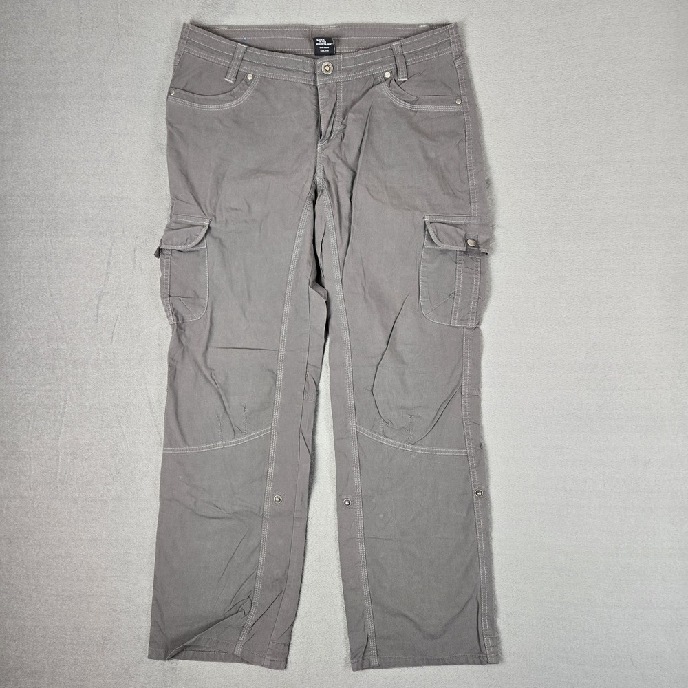 Kuhl Pants Womens‎ 12 Short Cargo Legendary Petite Gray Hiking Outdoors